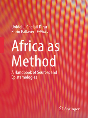 cover image of Africa as Method
